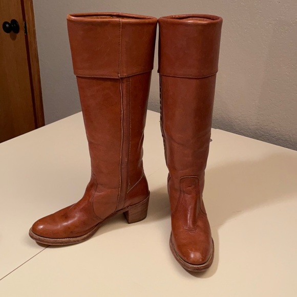 Frye Shoes - Tall Frye leather boots. Size 8.